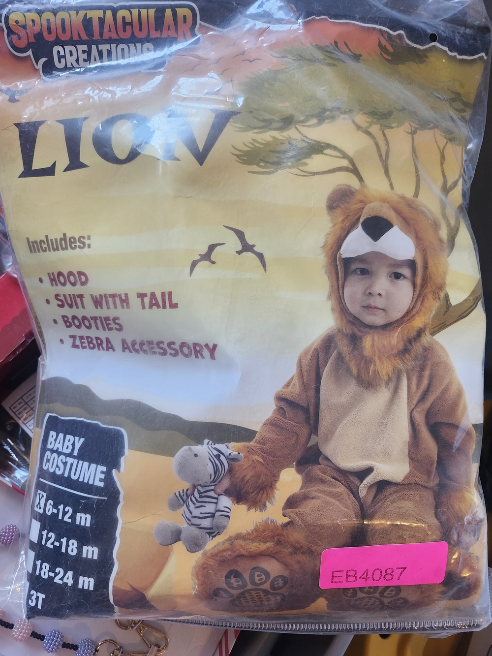 Spooktacular Creations Baby Lion Costume - 6-12M. NEW
